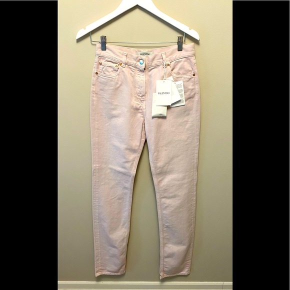 Valentino Rockstud pink jeans size 27 NWT - Picture 5 of 8